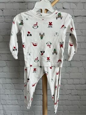 ⭐️⭐️PICK 5 / $20 Carter's White Holiday Kids Pajama Set